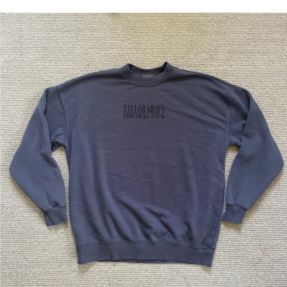 Taylor swift The eras tour washed blue sweatshirt